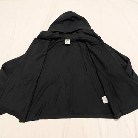 Nike Black Zip Up Hoodie Womens Size Medium Sweater - Picture 7 of 15